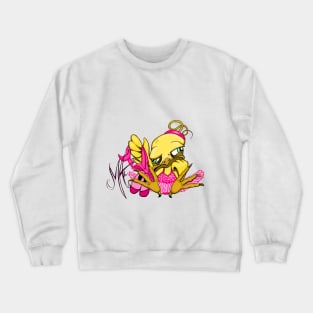 Grumpy Chicken Ballerina Crewneck Sweatshirt